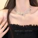 positive 15000 Reviews White Moonlight Stone Zircon Necklace For Women In Summer, Sweet, Cool, Spicy Girl, Internet !_ipsvogv.com