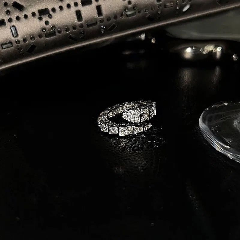 【 25000 People Collection 】 Light Luxury And High-end Feeling, Full Diamond Zircon Open Ring, Female Student, Heavy_ipsvogv.com
