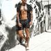 European and American cross-border men's casual loose Hawaiian beachwear three-color printed short-sleeved suit casual two-piece set_ipsvogv.com