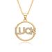 Gold Electroplated Copper Clavicle Necklace For Women - Micro Inlaid Smart Jewelry, Minimalist Celebrity Style Chain_ipsvogv.com