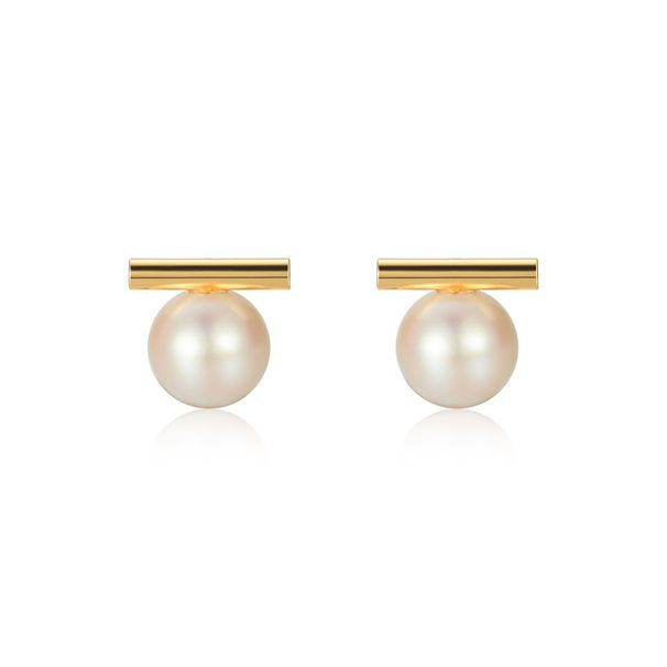 Small pearl earrings for women fashion temperament light luxury high end small fragrance style simple S925 silver needle_ipsvogv.com