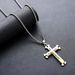 Cross Necklace For Men, Made Of Titanium Steel That Does Not Fade, With A High-end Feel And Versatile Personality_ipsvogv.com
