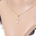 Cross Pendant, Collarbone Chain, Korean Version, Set With Zircon Necklace, New Women's Necklace_ipsvogv.com