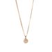 Necklace Women's Luck Comes with Revolving Rings, Earrings, Titanium Steel Necklace, Three Piece Set, Rare Zircon Clavicle Chain Women_ipsvogv.com
