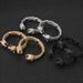 Kalu New Punk Style Wia Line Personality Bold Lion Wolf Head Titanium Steel Men's Bracelet_ipsvogv.com