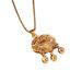 Chinese Style Golden Safety Lock Titanium Steel Necklace With A Light Luxury High-end Feel, Versatile And Suitable For_ipsvogv.com