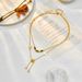 Korean fashion color diamond double-layer smooth frosted three-dimensional butterfly tassel clavicle chain temperament advanced versatile necklace_ipsvogv.com