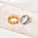 Trendy Titanium Steel Woven Cuban Chain Ring, Trendy Men's And Women's Neutral Cool Style Handmade Jewelry_ipsvogv.com