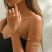 Women’s Jewelry Set Fashion Style Ladies Bracelet Ring Set Personality Geometric Line Design Open Arm Ring Versatile Hand Jewelry For Women_ipsvogv.com