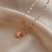 Waist Double Rowed Diamond Necklace for Women Korean Version Sen Collar Chain Fashion Neckchain Pendant Jewelry_ipsvogv.com