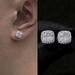 American style earrings for men, yellow diamond, zircon, rock sugar for men, hip-hop trend, high-end earrings for women_ipsvogv.com