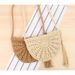 New Crossbody Handmade Woven Bag Casual Small Fresh Paper Rope Woven Bag Beach Vacation Beach Bag_ipsvogv.com