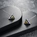 Eye Men's Trendy Personality, Cool Style, Ear, Women's Fashionable, Geometric Three-dimensional, Triangular Eye_ipsvogv.com