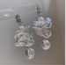 Women’s Jewelry Set Fashion Transparent Flower Water Ball Earrings Mermaid Super Fairy Long Tassel Earrings Light Luxury Niche Exaggerated Earrings_ipsvogv.com