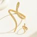 Geometric Style Women's Adjustable Ring Set Versatile Spirit Snake Design Personalized Bracelet Jewelry_ipsvogv.com