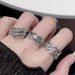 blue Rose Niche Small Butterfly Design Zircon Open Ring, Layered And Personalized Light Luxury High-end Ring For Women ,_ipsvogv.com