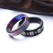 Titanium steel digital rings can rotate couple rings seven color personalized hand jewelry accessories_ipsvogv.com