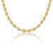 Stainless Steel Button Hip Hop Chain Real Gold Electroplated Titanium Steel Necklace Men And Women Clavicle Chain Necklace_ipsvogv.com