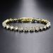 Unisex star shaped full zircon bracelet for women tennis chain crystal bracelet_ipsvogv.com