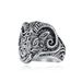 Retro goat head stainless steel ring ring men's personality domineering ram titanium steel wrench hand jewelry_ipsvogv.com
