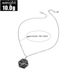 Personalized Instagram Style Black Hexagonal Geometric Pendant Necklace Ornament Hot Selling Jewelry_ipsvogv.com