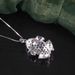 Natural Style Animal Element Frog Pendant S925 Sterling Silver Inlaid Natural Garnet Topaz Necklace Pendant_ipsvogv.com