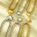 Exaggerated, Atmospheric, Personalized, Fashionable, Big Five Pointed Star, Heart-shaped Stainless Steel Necklace, New_ipsvogv.com