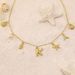 Women's Jewelry Stainless Steel 26 Letters Natural Pearl Shell Necklace Beach Ocean Style Clavicle Chain_ipsvogv.com