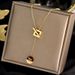 Colorless Luxury New Fashion Style Gold Necklace Women's Korean Edition Minimalist Instagram Sweater Collar Chain_ipsvogv.com