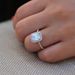 new 3.5-carat Simulated Zircon Rectangular Princess Ring, Fashionable Engagement Ring_ipsvogv.com