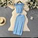 Women's Clothing sleeveless tops all match high waist skirt temperament lady style two piece suit_ipsvogv.com