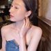 Women's Jewelry Exquisite Pink Heart Earrings Light Luxury High End Design Peach Heart Earrings Versatile Earrings_ipsvogv.com