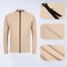 Men's Clothing Sports Jacket Leisure Running Round Neck Zipper Cardigan Sweater Quick-Drying Fitness Breathable_ipsvogv.com