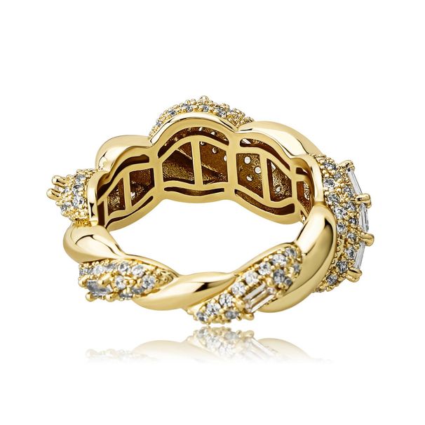 Hip Hop Micro Inlaid Zircon Ring Hot INS Personality Men's Ring_ipsvogv.com