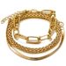 Jewelry Snake Bone Multi-layer Bracelet Creative 3-piece Set Of Metal Chain Bracelets For Women_ipsvogv.com