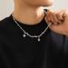 Personalized Hip Hop Thorn Pentagram Necklace Versatile Men's Clavicle Chain_ipsvogv.com