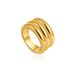 Women’s Jewelry Set Fashion Personality Gold Light Luxury Irregular Geometric Ring Love Zircon Ring Creative Thread Ring_ipsvogv.com