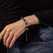 Men And Women's Jewelry Personalized Stainless Steel Hand Jewelry Fashion Versatile Black Agate Bracelet_ipsvogv.com
