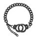 Men's Jewelry Titanium Steel Simple Fashion Handcuffs Necklace Set Interlocking Stainless Steel Couple Bracelet Gift Female_ipsvogv.com
