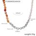 Personalized, Niche, Minimalist, Geometric, O-shaped Chain, Elegant Jewelry, Natural Stone, Freshwater Pearl Bead_ipsvogv.com
