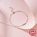 Versatile S Sterling Silver Paperclip Zircon Cross Fashionable Classic Minimalist Bracelet Bracelet_ipsvogv.com