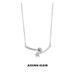 【 30 Day Hot Sale 3501 Pieces 】 JUSONG KLEIN Titanium Steel Smiling Meteor Necklace, Women's Light Luxury Niche Zircon_ipsvogv.com