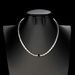special Supply Heavy Industry Design Cultivated Emerald Necklace S925 Silver Full Of Square Diamonds Colored Gemstone Clavicle Chain_ipsvogv.com