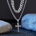 Unisex Jewelry Fashion Hip Hop Necklace Full Of Diamond Pendant Couple Necklace Fashion OL Trend Men's Necklace Necklace_ipsvogv.com