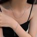 S Pure Silver Sparkling Women's Light Luxury, Niche High-end, Simple And Cool Style Necklace, Collarbone Chain_ipsvogv.com