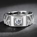 New V-shaped Open For Men's Dominant Zircon Adjustable Ring Jewelry_ipsvogv.com