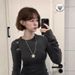 Ins Liquid Lava Irregular Moon Star Pendant Necklace Female Sweet Cool Spicy Girl Wind Clavicle Chain_ipsvogv.com