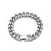 Punk Men's Simple Titanium Steel Three-Dimensional Cut HIPHOP Fashion Personality Cool Couple Bracelet_ipsvogv.com