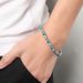 Men's Jewelry Fashion Luxury Double Heart Diamond Heart Shaped Strong Magnetic Stainless Steel Bracelet Jewelry_ipsvogv.com