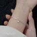 999 Sterling Star Bracelet For Women, Double Layered Light Luxury, Versatile, Niche, High-end Feeling, Ins Style Silver_ipsvogv.com